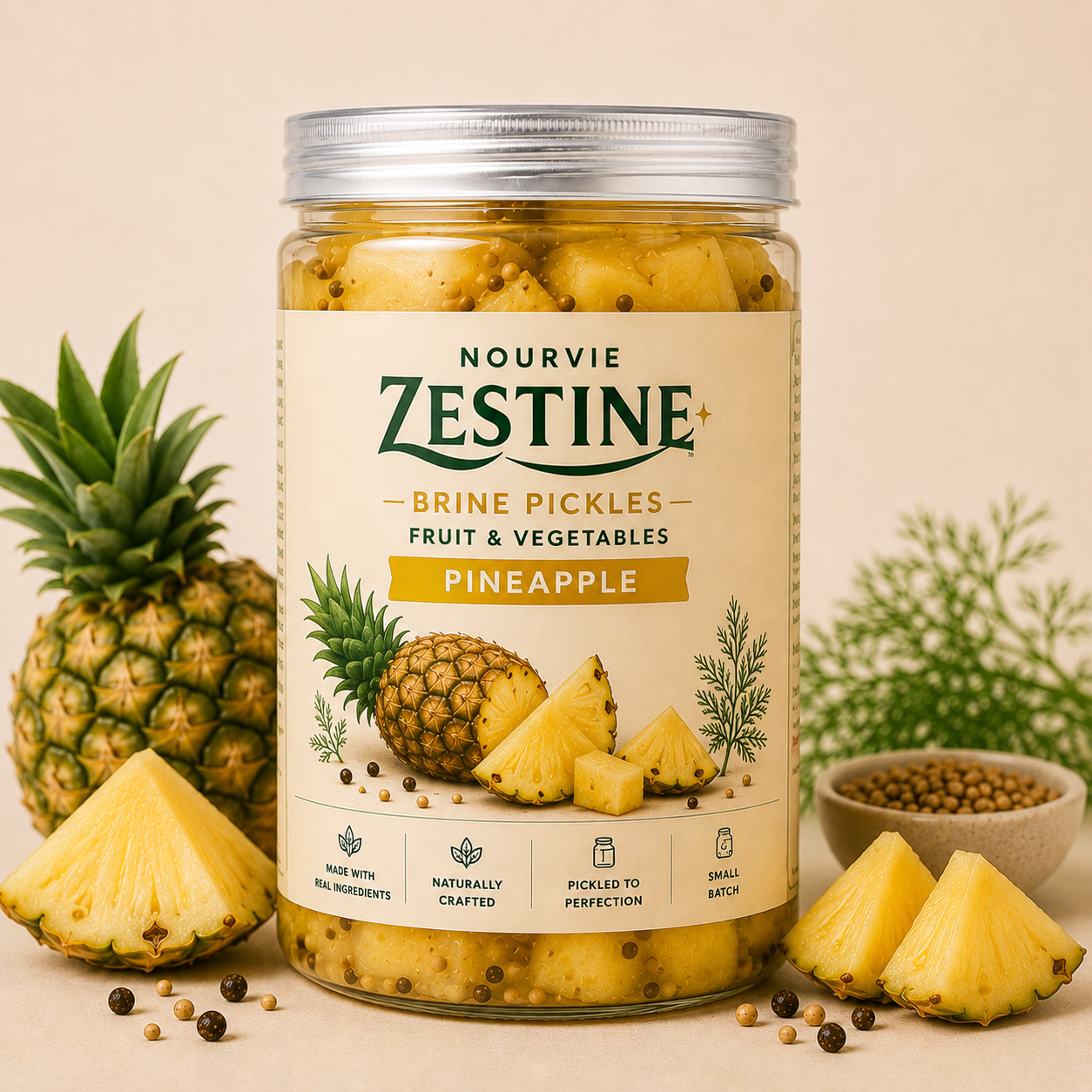 Pineapple Brine Pickles